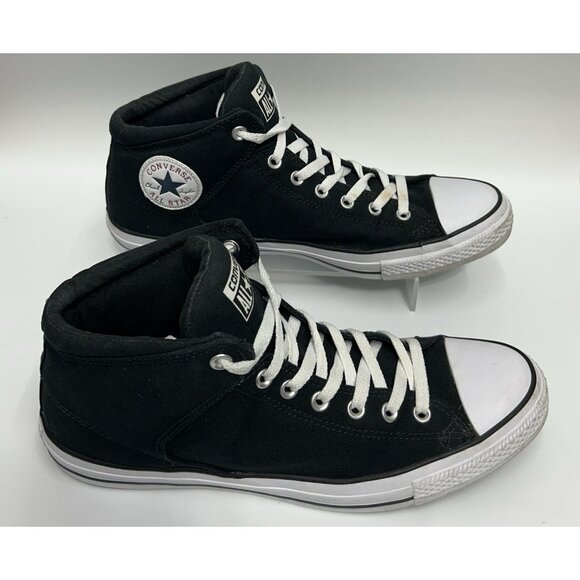Converse Chuck Taylor All Star High Street Mid Sneaker Mens 13 Black 151041F - Picture 1 of 10